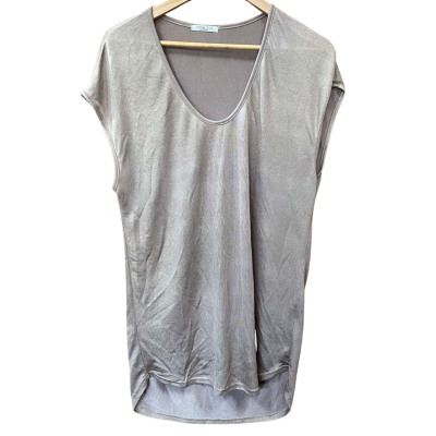 Metalicus Gold Shimmery Top One Size (Approx. Size M)