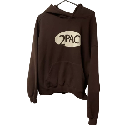  Mens 2 PAC Size M Hoodie Brown 