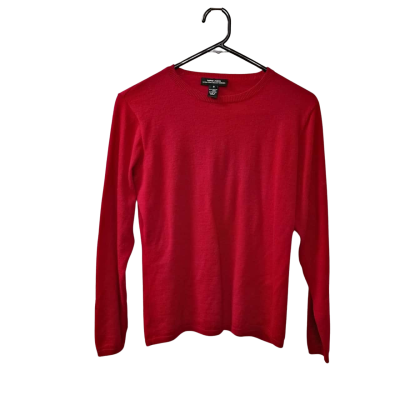 David Jones Women's  Size S Crew Neck Jumper Red 