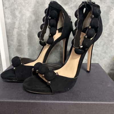 Tony Bianco  Size 8 Black  heels new 