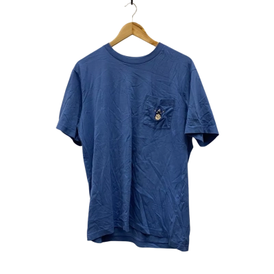 Uniqlo Mens Captain America  Size L Short Sleeve T-shirt Blue 
