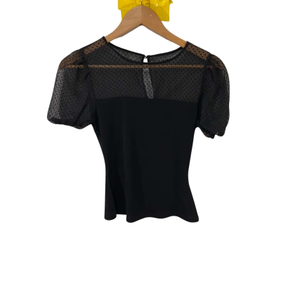 BNWT Forever New Sutton Dobby Mesh Top Size XS