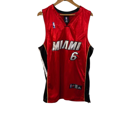 Adidas NBA Lebron James Miami Heat Jersey 