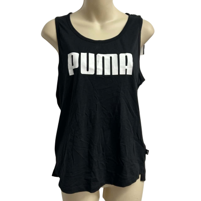 BNWT Puma Womens Size S Black Singlet   