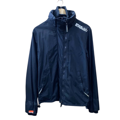 Superdry Black High-Collar Jacket Size S