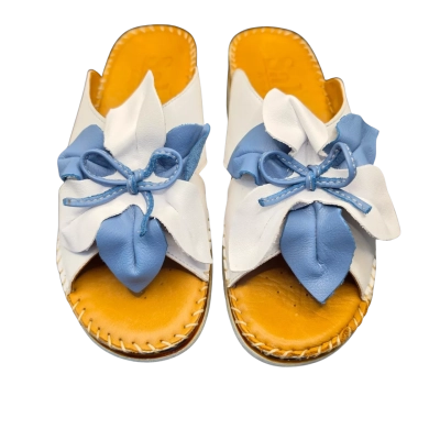  Womens  Size 41 Sandals Blue / Brown / White 