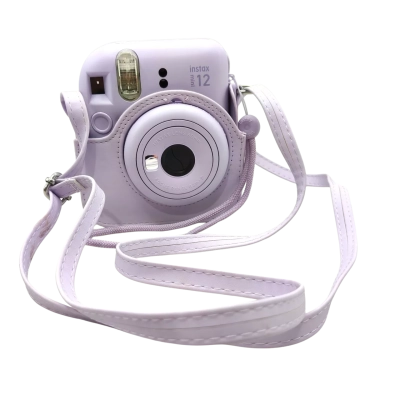 In Original Box Fujifilm Instax Mini 12 Camera With Body Case In Great Condition - Turns On But Not Tested With Film
