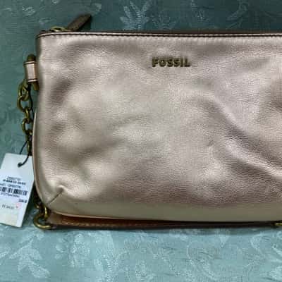 Fossil Womens Handbag Rose Gold 