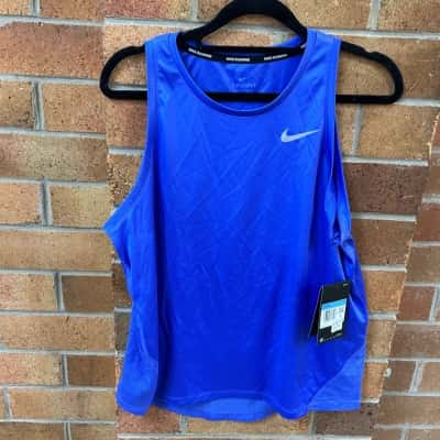 Nike Womens  Size M Blue Running singlet