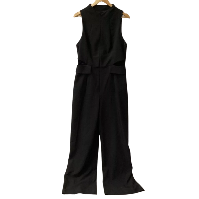 Cue Womens  Size 14 Sleeveless Jumpsuit Black  I