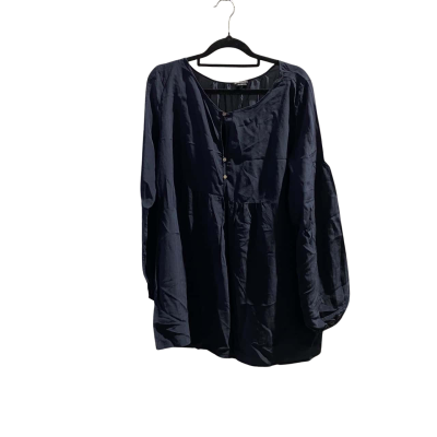 Club Monaco Womens  Size L/G Navy Blue Oversized Top