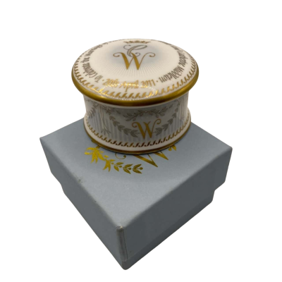 Royal Wedding collectable trinket box