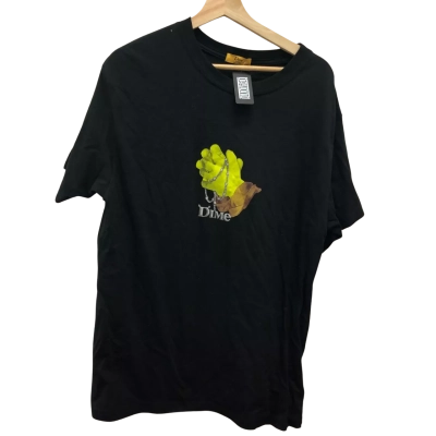 Dime Shrek Mens  Size L Short Sleeve T-shirt Black  BNWT