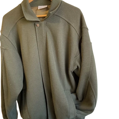  “Baileys” Mens  knit Jacket - Italian-Size XL Green 