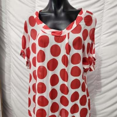 Gordon Smith Womens  Size 14 Pattern / Red / White 