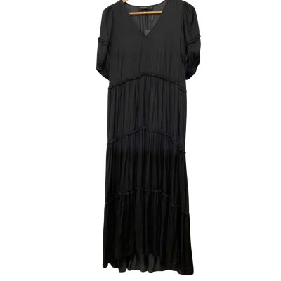 Decjuba Size 10 Black Maxi Dress 
