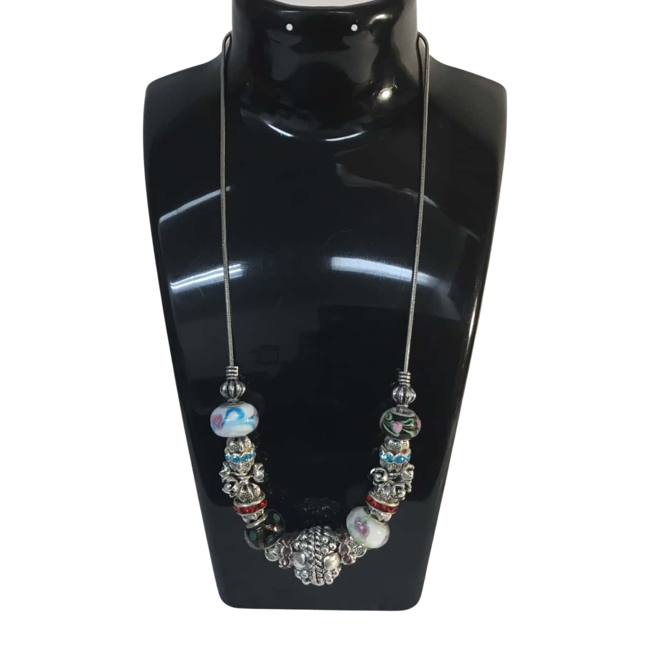 Fashion Jewellery Charm Bead Necklace Approx 65 cm (s)