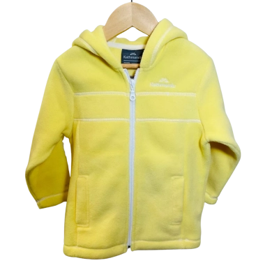 KATHMANDU Kids Size 2 Altica200 Fleece Jacket Yellow 