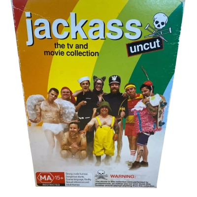 Jackass uncut - the TV and movie collection - Region 4  - 9 discs