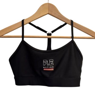 P.E Nation Black Sports Bra 