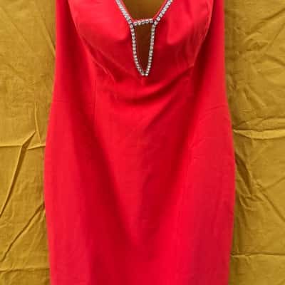 RUNAWAY Womens  Size XL Formal Dress Red 