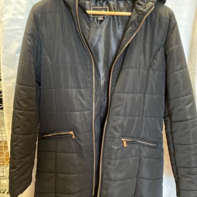 L’urv Womens  Size XS Hooded Jacket Black  / Rose Gold 