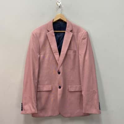 Perizzi Tailoring Mens  Size 44R / 112R Suit Jacket Fine Checked 