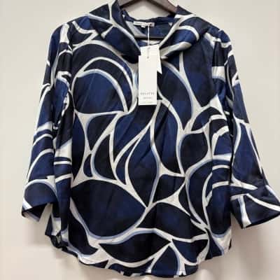 BNWT Regatta Petites Size 12 Long Sleeve Blue Top
