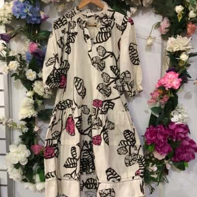  Maude Vivante Size XL Beige / Floral dress 