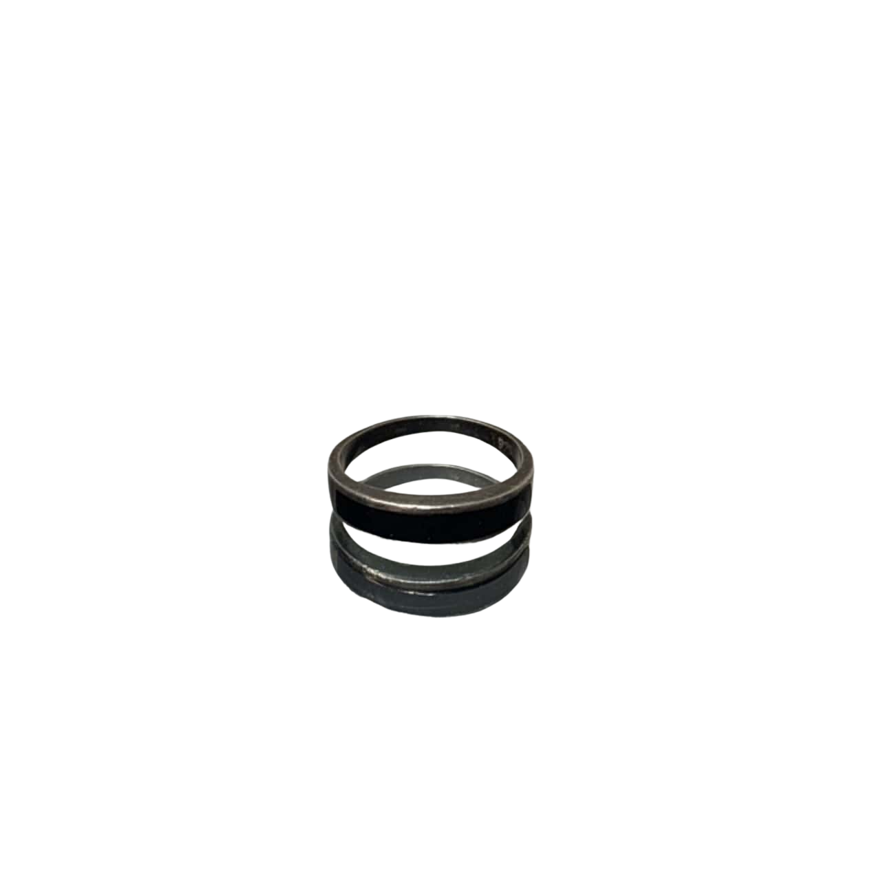 925 ring with black accent(s)