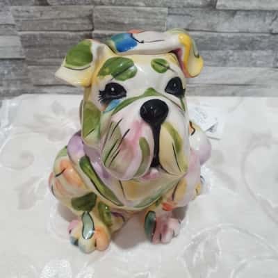 Blue Sky Bulldog Teapot