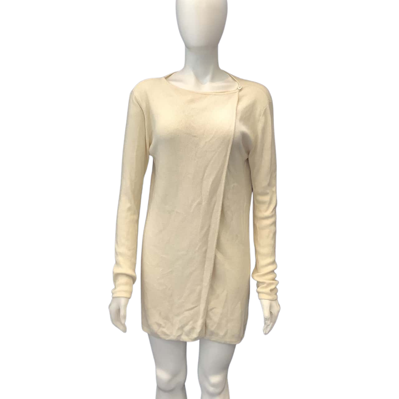 Trent Nathan Womens Size M Wool & Cashmere Blend Tunic Dress Cream(s)