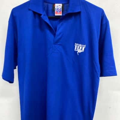 Kangaroos AFL Mens  Size S T-Shirt Blue polo