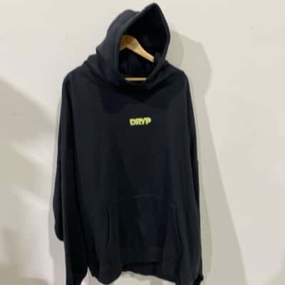 Dryp Oversized Hoodie Unisex XXL Black  