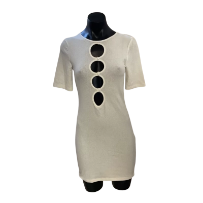 Lioness Womens  Size M Mini Dress White 