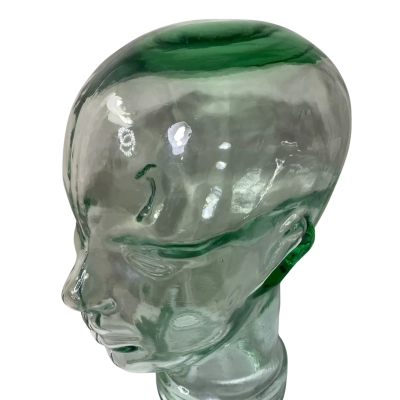 VTG Clear Green Glass Display 