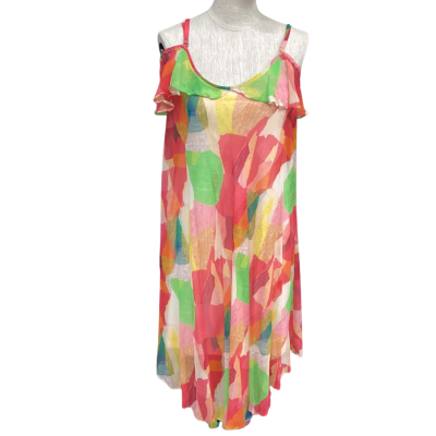 Sacha Drake  Size 10 Shoestring Strap Dress Multicoloured 