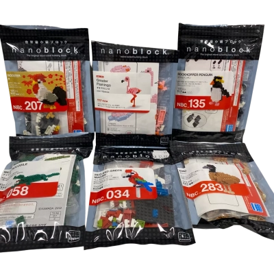 Set of 6 Nano Blocks 