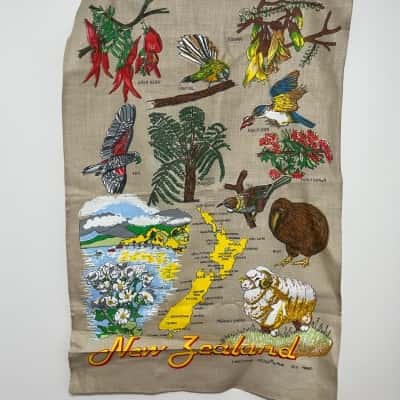 Decorative Tea Towel - New Zealand