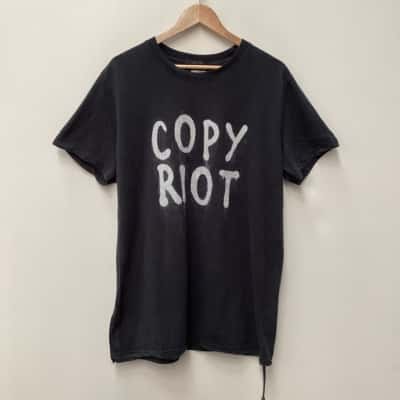 Ksubi Copy Riot T-shirt Black Size XL