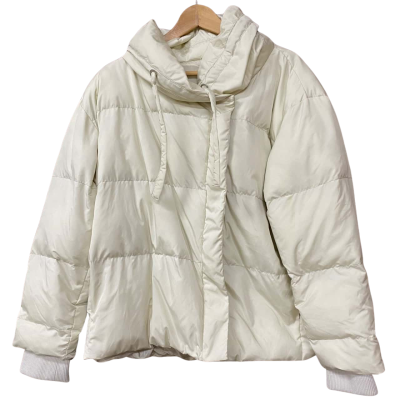 BNWT Country Road Womens Size L Cream Puffer Jacket  