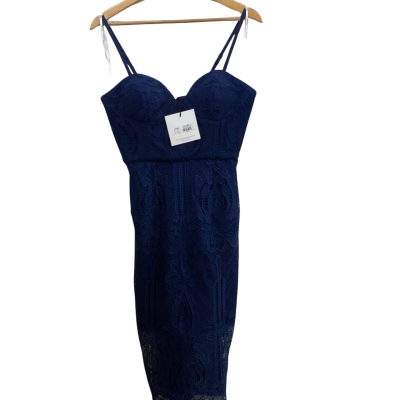 BNWT Lumier By Bariano Womens  Size M Formal Dress Blue 