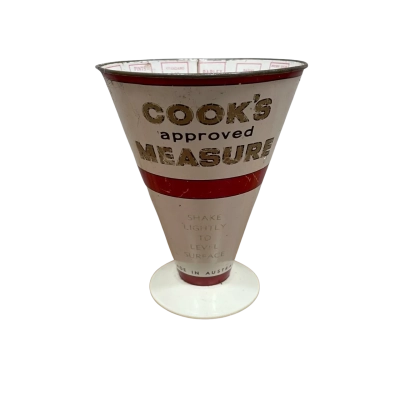 Vintage Cook’s Approved Measure Measuring Cup Made in Australia