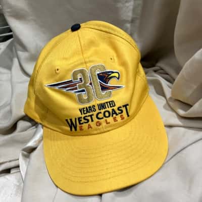AFL West Coast Eagles 30 years United 2016 members cap Yellow