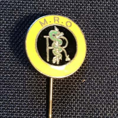 Enamel Lapel Pin - M.R.O.