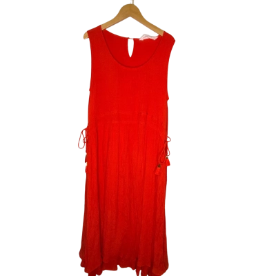 Virtuelle Womens  Size 14 Maxi Dress Red 