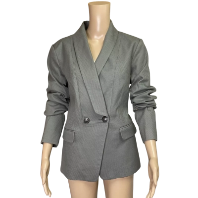 Witchery Womens  Size 12 Blazer Grey 
