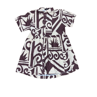 BNWT Sportsgirl Brown Printed Linen Dress Size 10