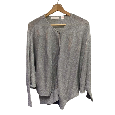 Sass & Bide Womens  Size XS Long Sleeve Top Silver 
