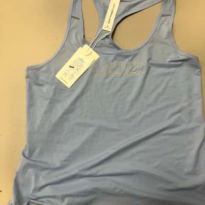 Lorna Jane Womens  Size M Blue peak performance active tank NEW RRP 69